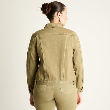 Casaca Mezclilla Verde