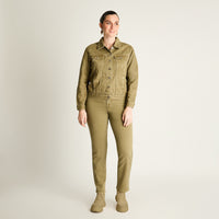 Casaca Mezclilla Verde