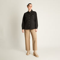 Chaqueta Lyocell Gris Oscuro