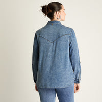 Chaqueta Lyocell Azul