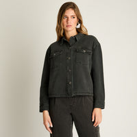 Chaqueta Mezclilla Gris Marengo