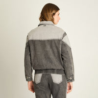 Casaca Mezclilla Gris