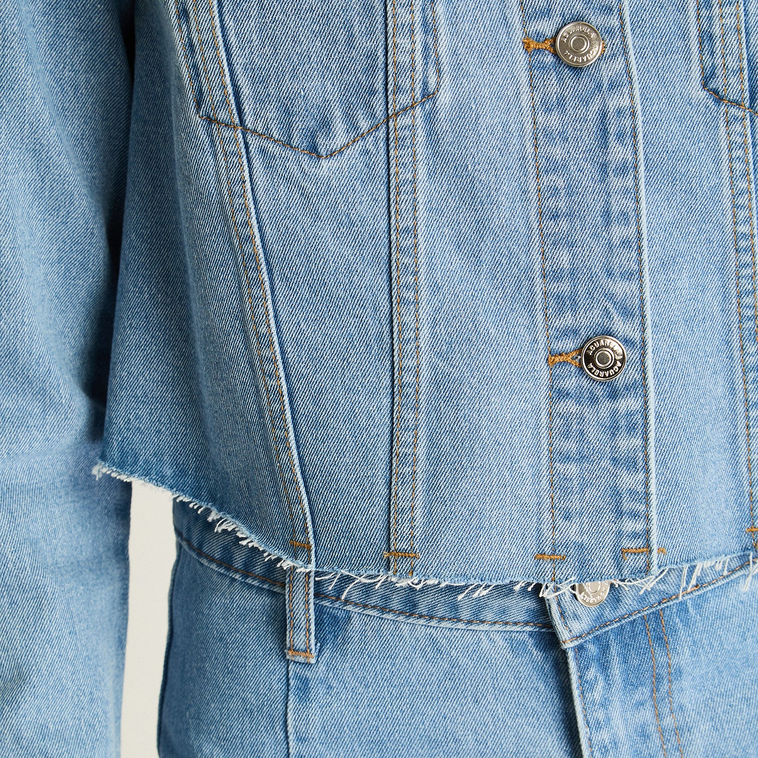 Casaca Mezclilla Celeste