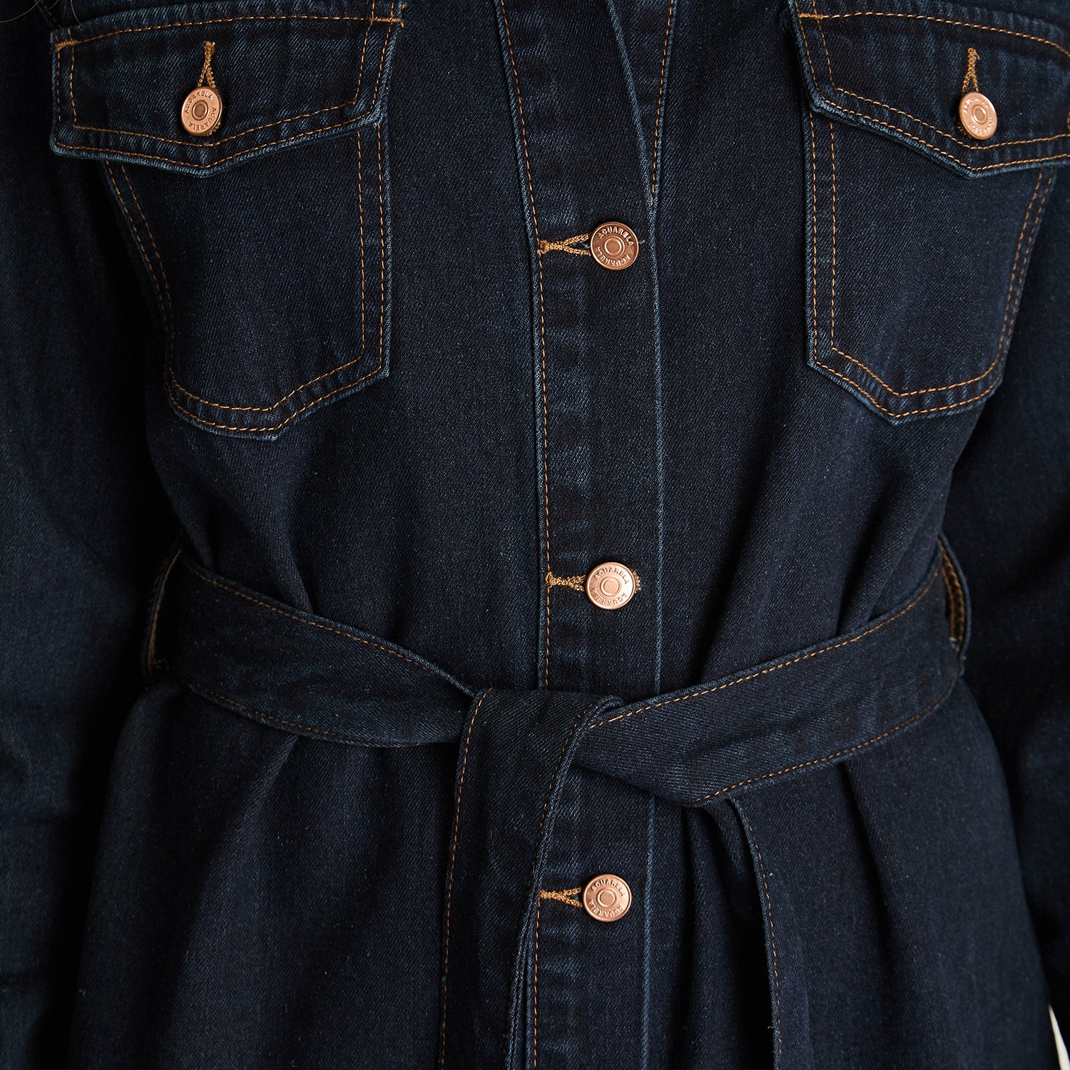 Casaca Mezclilla Azul Oscuro