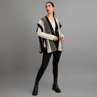 Ruana de Alpaca Negro