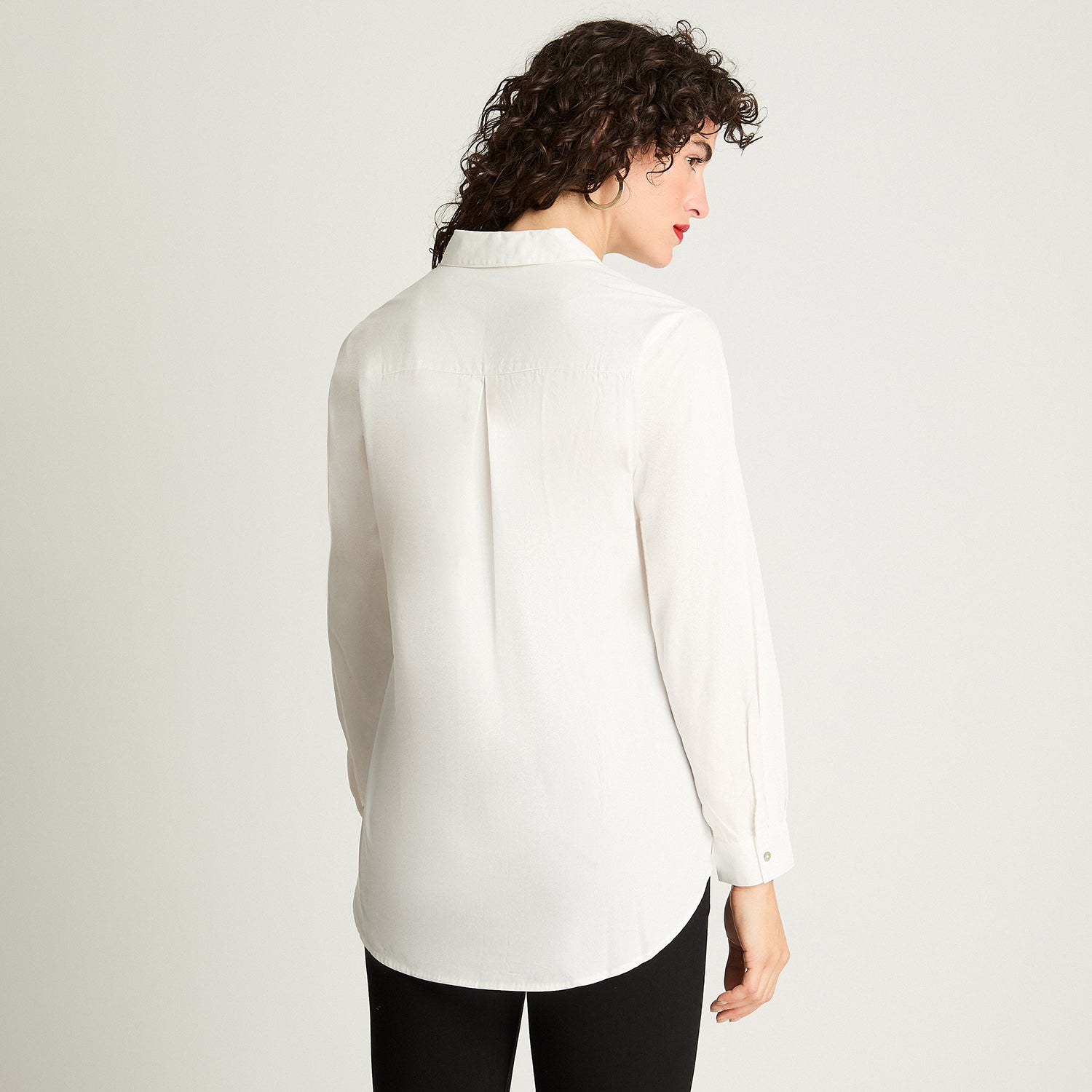 Blusa Algodón Basica Blanco Curvi