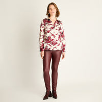 Blusa Rosada con Estampado Floral
