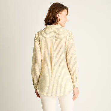 Blusa Verde a Rayas