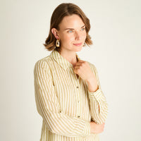 Blusa Verde a Rayas