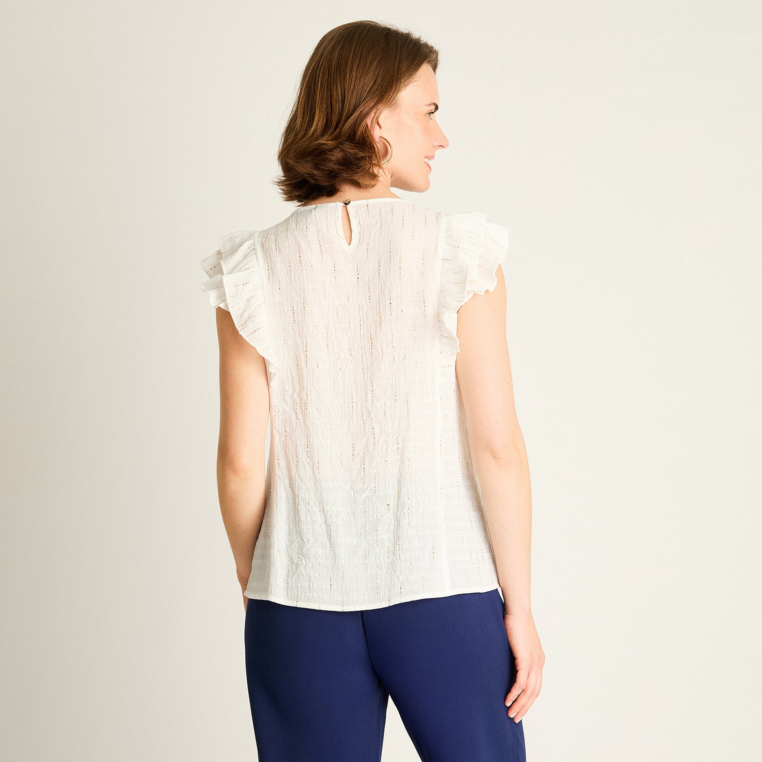 Blusa Crudo con Volantes