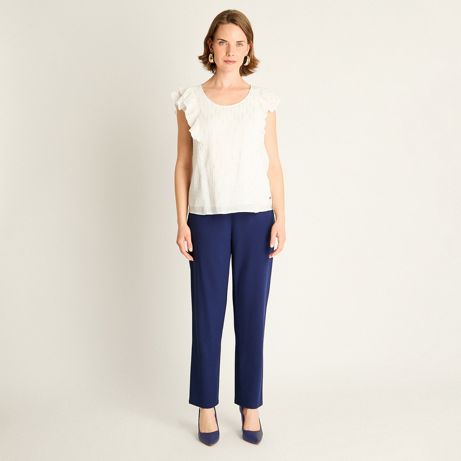 Blusa Crudo con Volantes