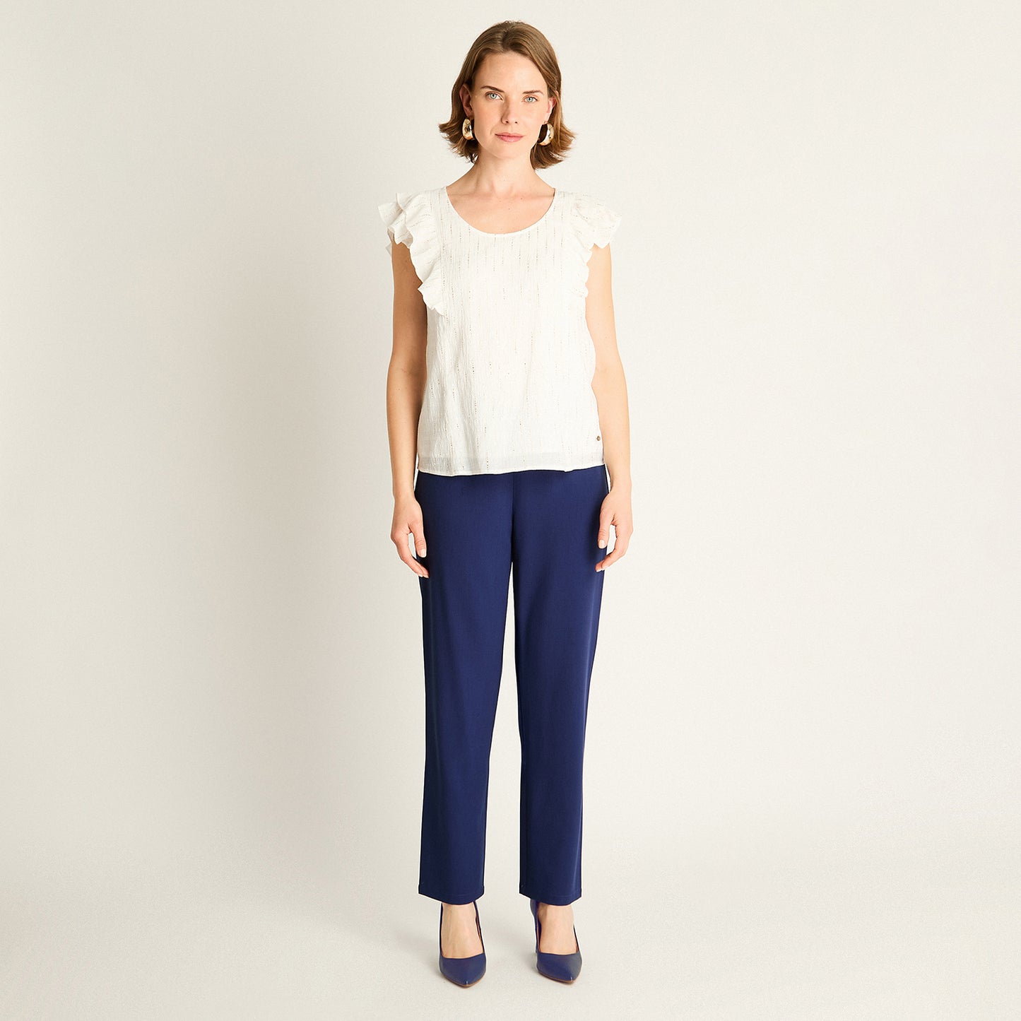 Blusa Crudo con Volantes