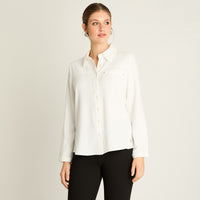 Blusa Crudo Detalle Bolsillo - Lorenzo di Pontti