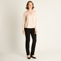 Blusa Rosada con Lazo