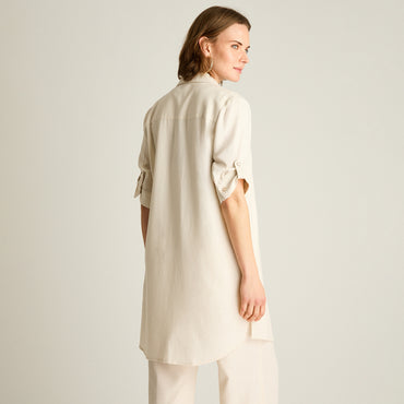 Blusa Arena Lino Abotonada