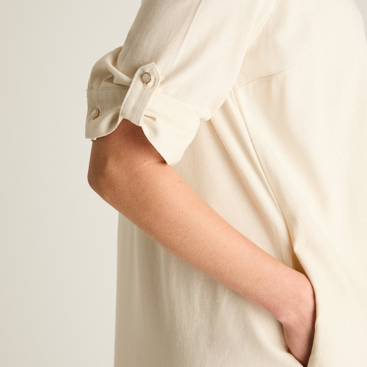 Blusa Arena Lino Abotonada