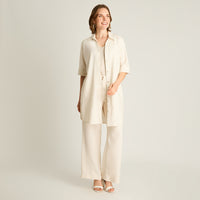 Blusa Arena Lino Abotonada