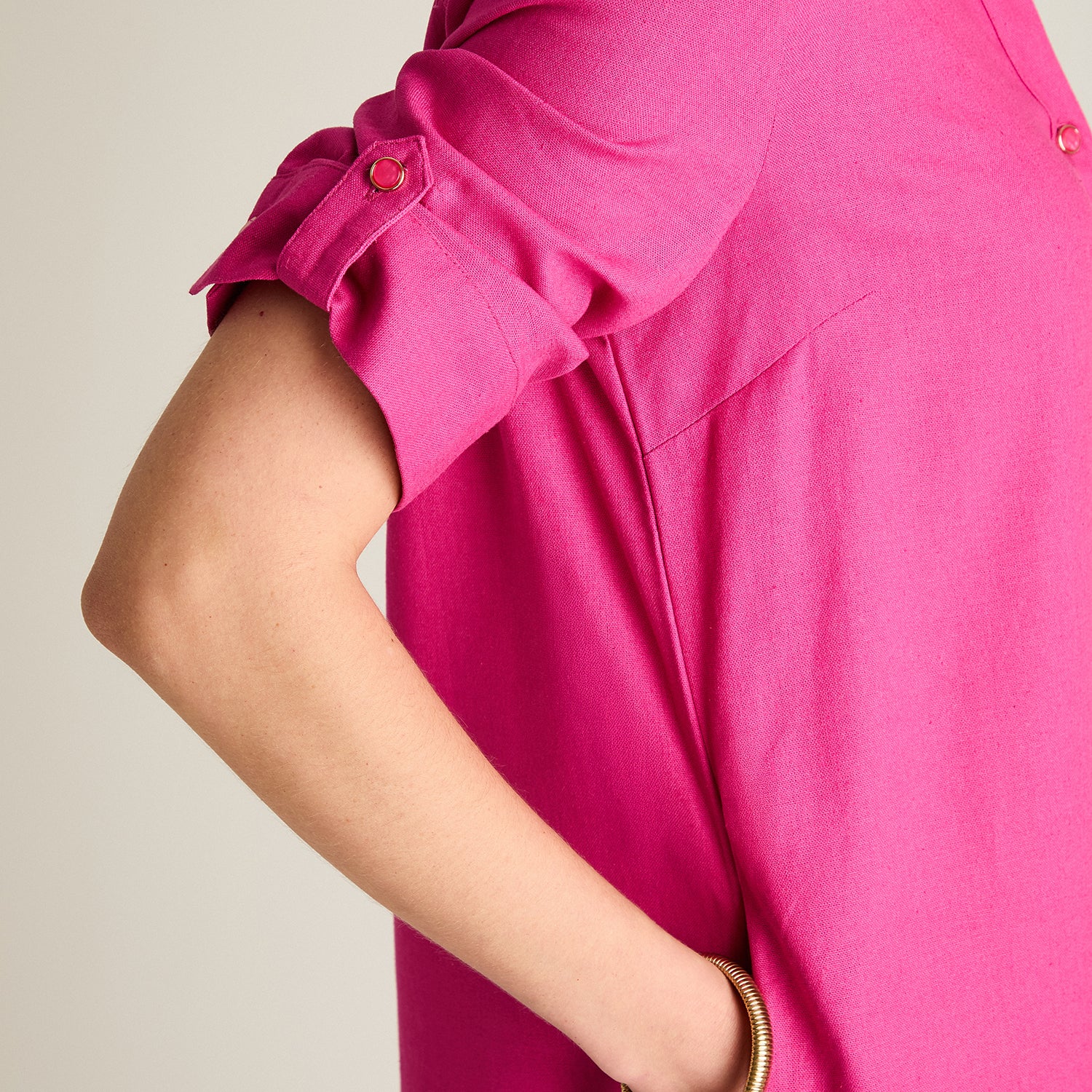 Blusa Morado Floral Manga Larga