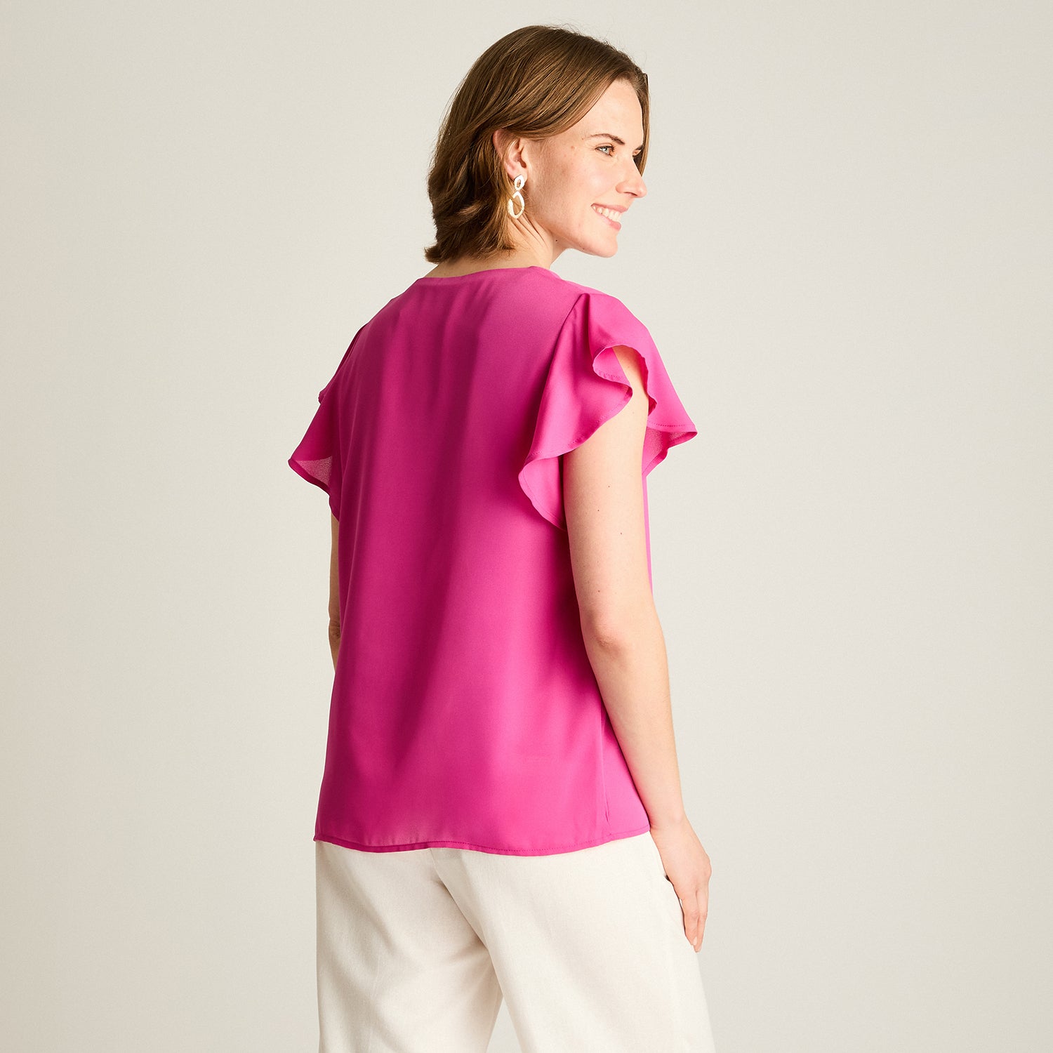 Blusa Morado con Collar