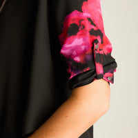 Blusa Estampada con Chaleco Integrado