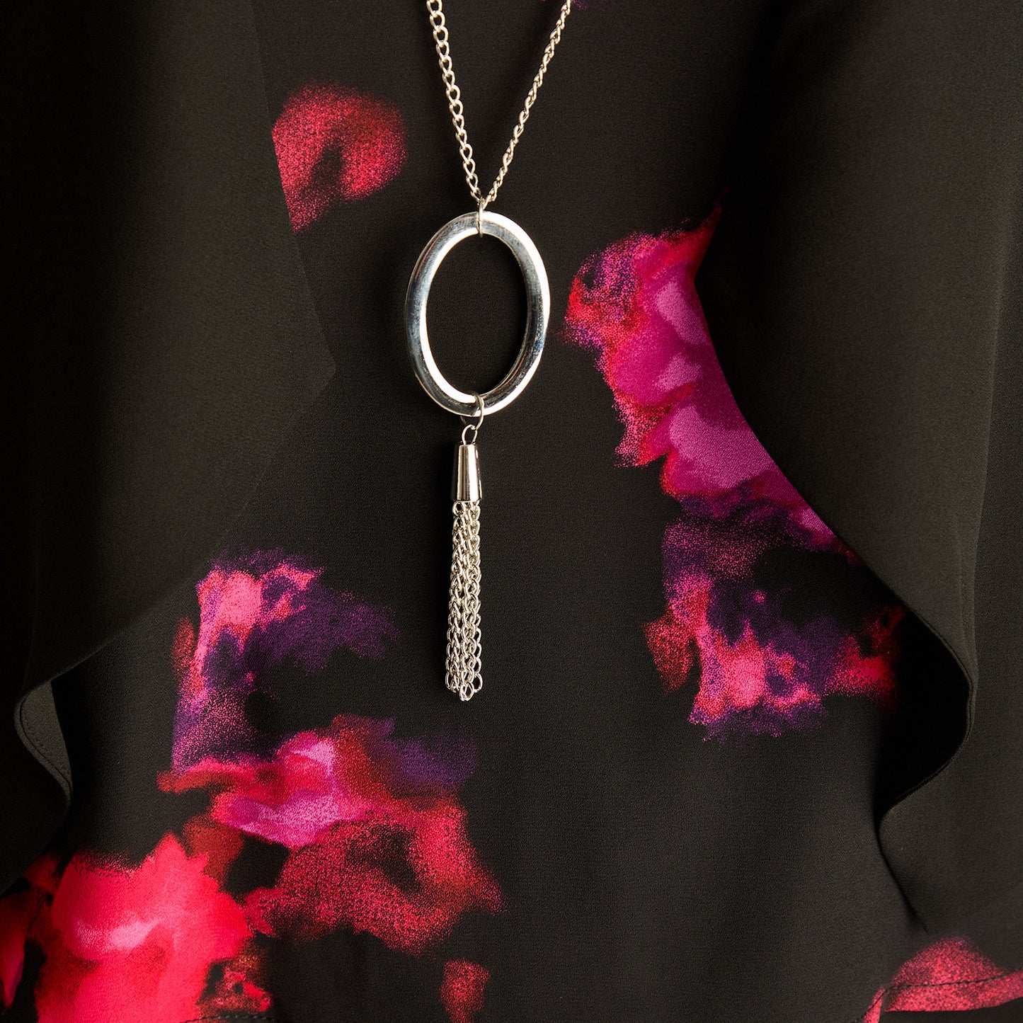 Blusa Estampada con Chaleco Integrado