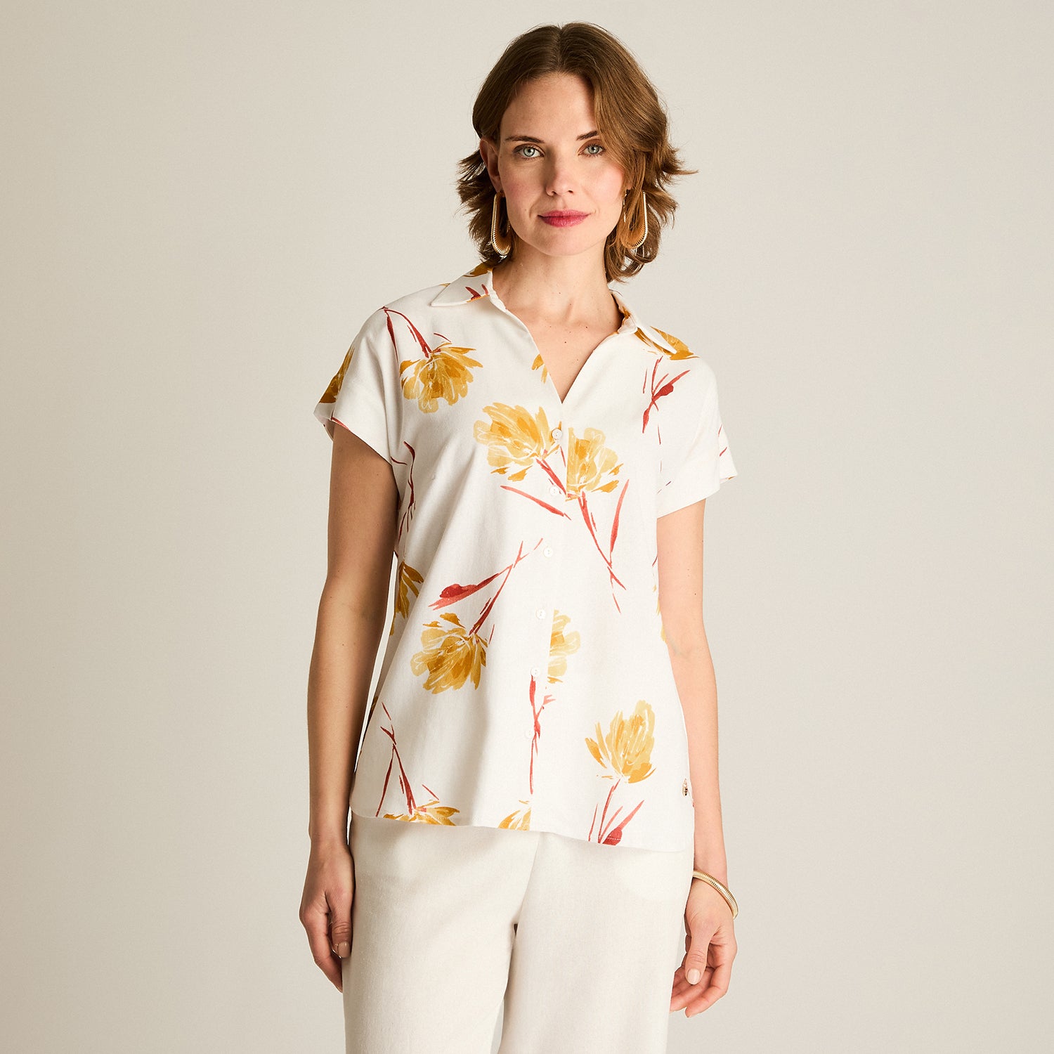 Blusa Mostaza Frescura Natural y Estilo Relajado