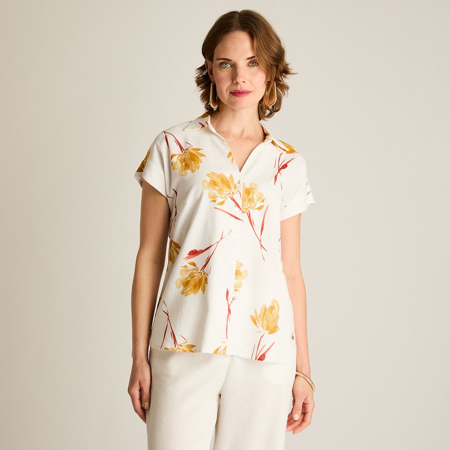 Blusa Mostaza Frescura Natural y Estilo Relajado