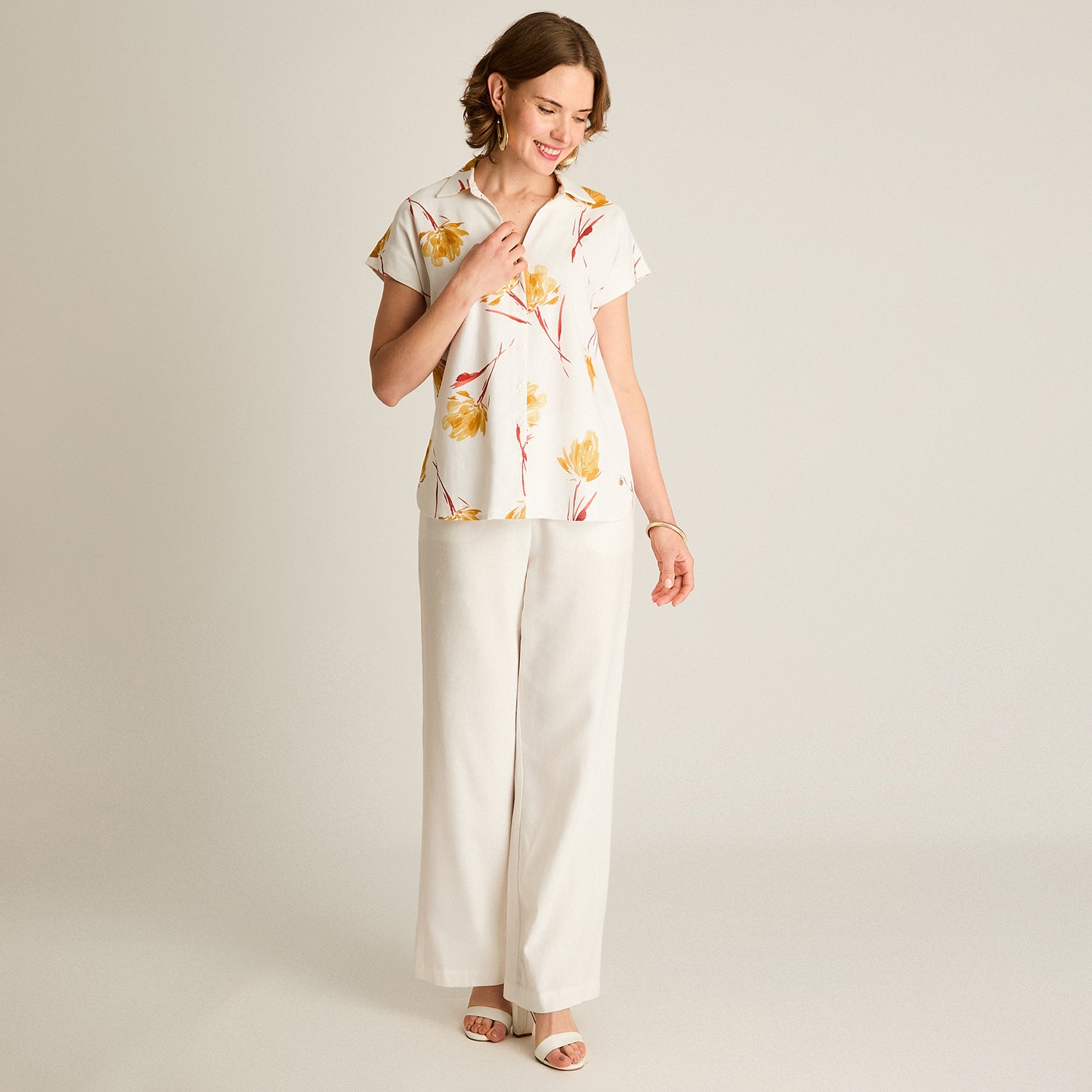 Blusa Mostaza Frescura Natural y Estilo Relajado