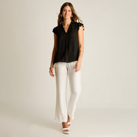 Blusa Negra Manga Corta