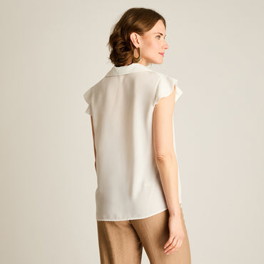 Blusa Crudo Manga Corta