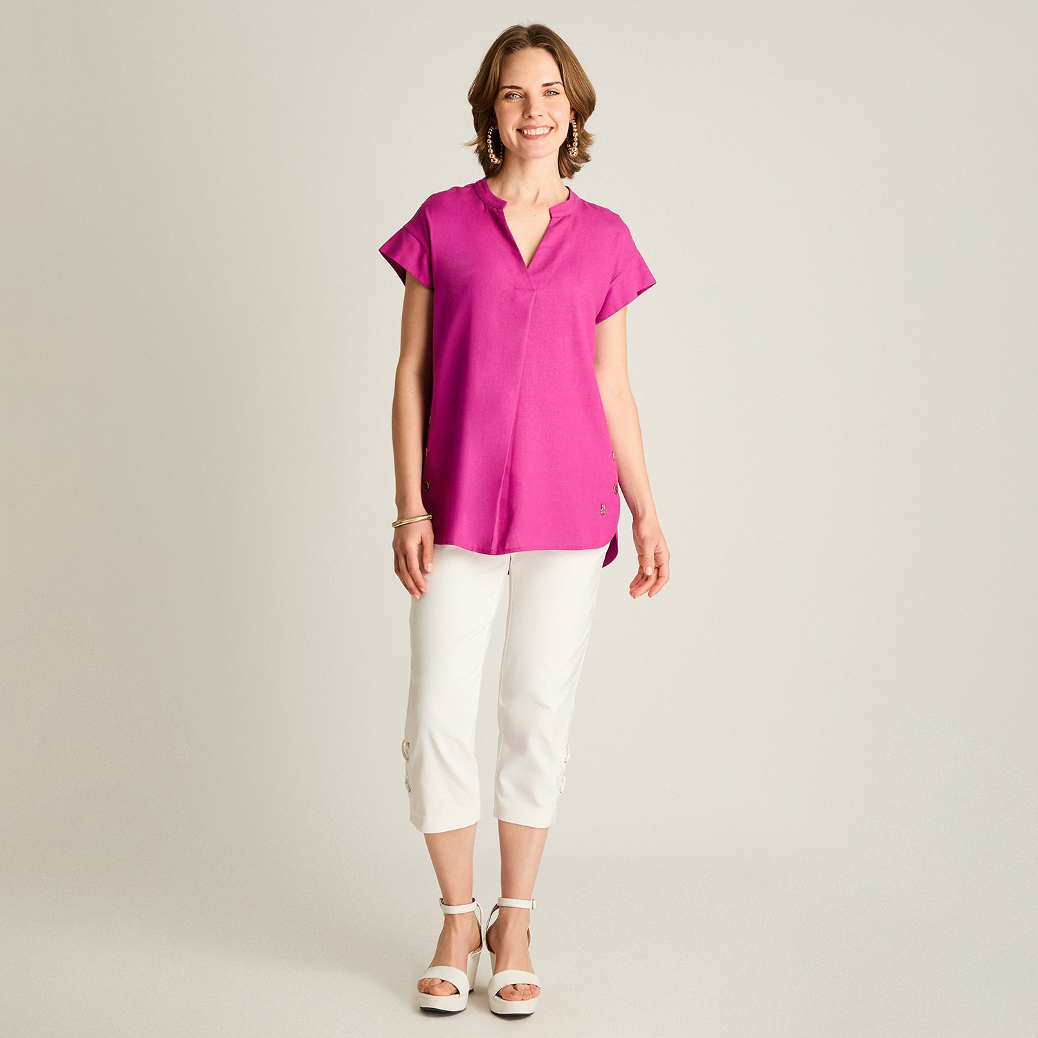 Blusa Holgada Morado