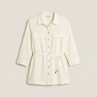 Blusa Crudo Manga 3/4 con Lazo en plano