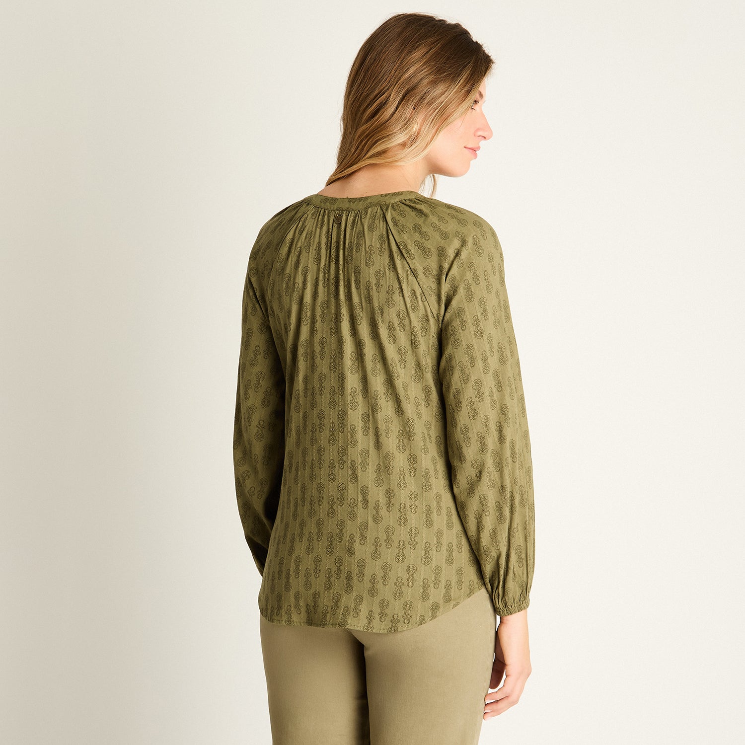 Blusa Verde con Amarre