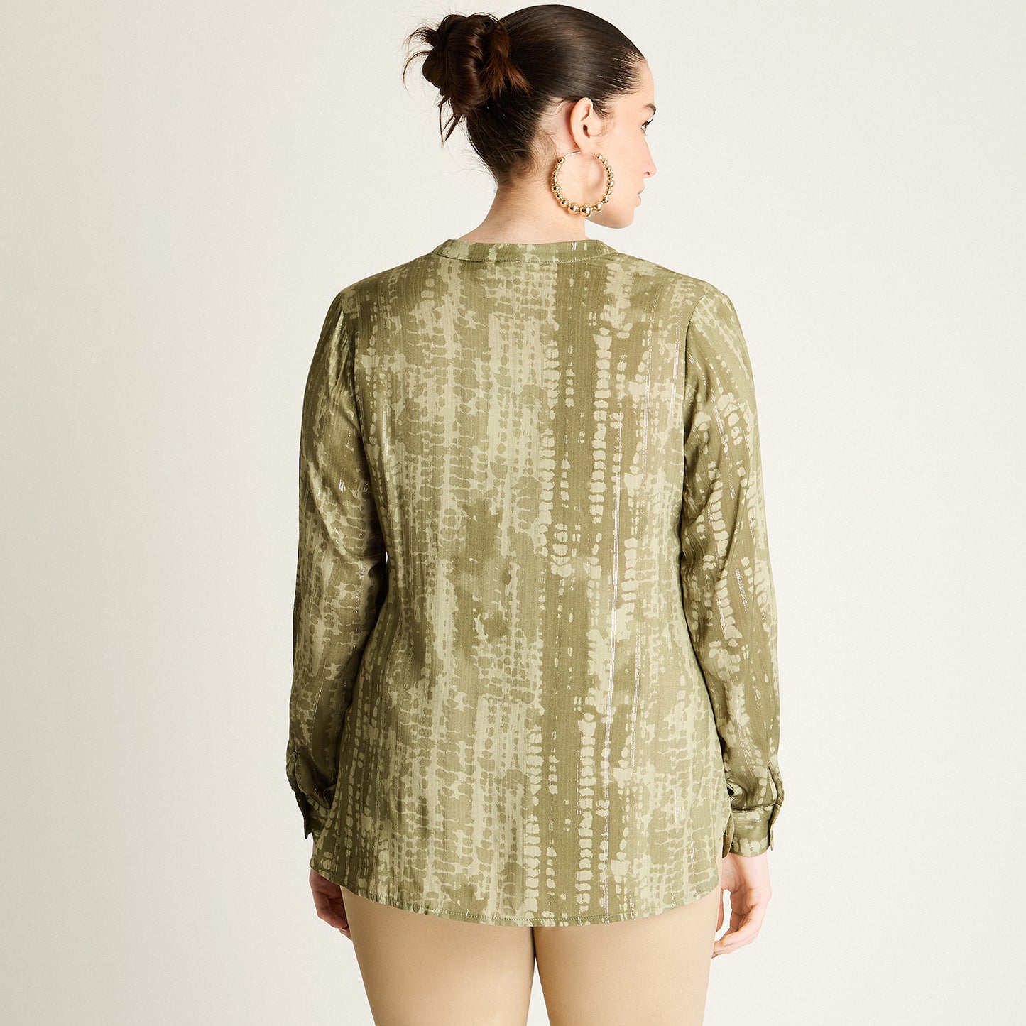 Blusa Manga Larga Verde