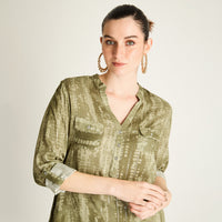 Blusa Manga Larga Verde