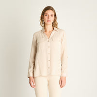 Blusa Beige de Lyocell