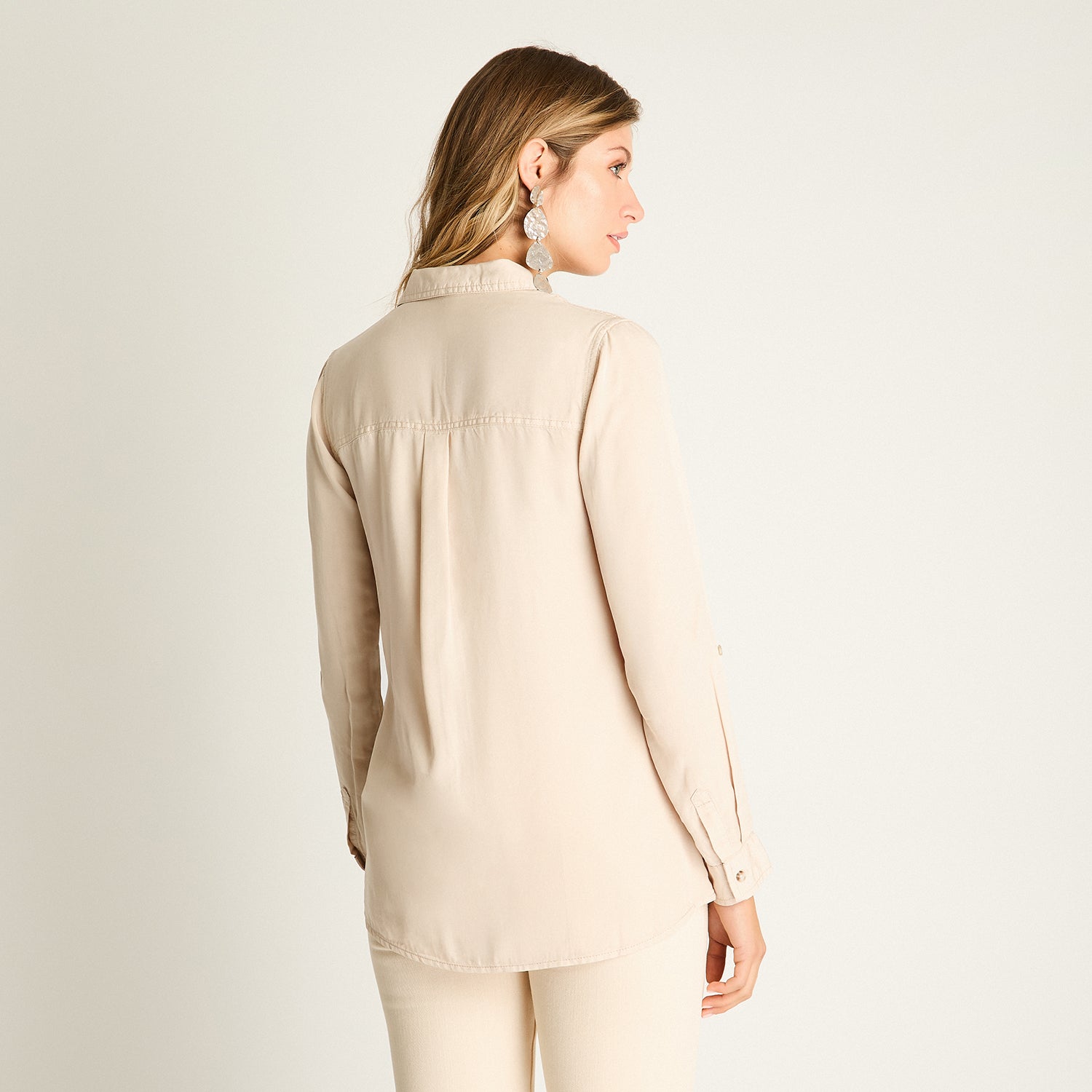 Blusa Beige de Lyocell