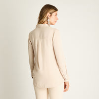 Blusa Beige de Lyocell