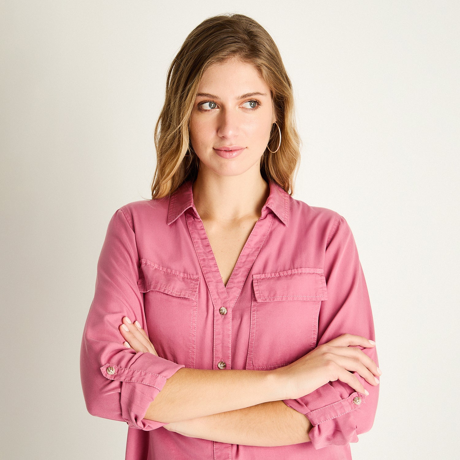 Blusa Magenta de Lyocell