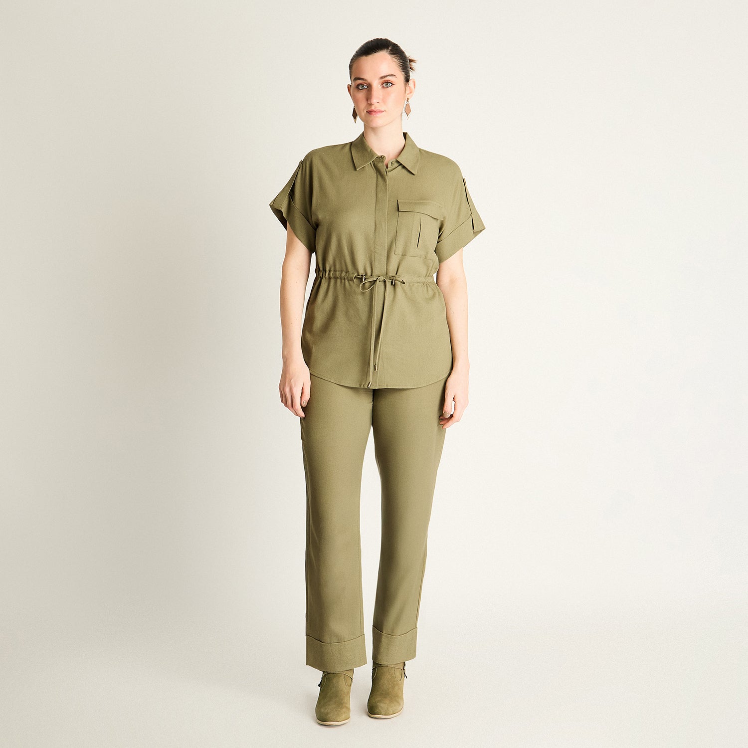 Blusa Verde Safari