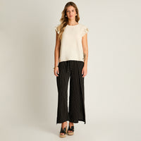 Blusa Arena Manga Corta No Elasticado Sin Forro Calce Normal