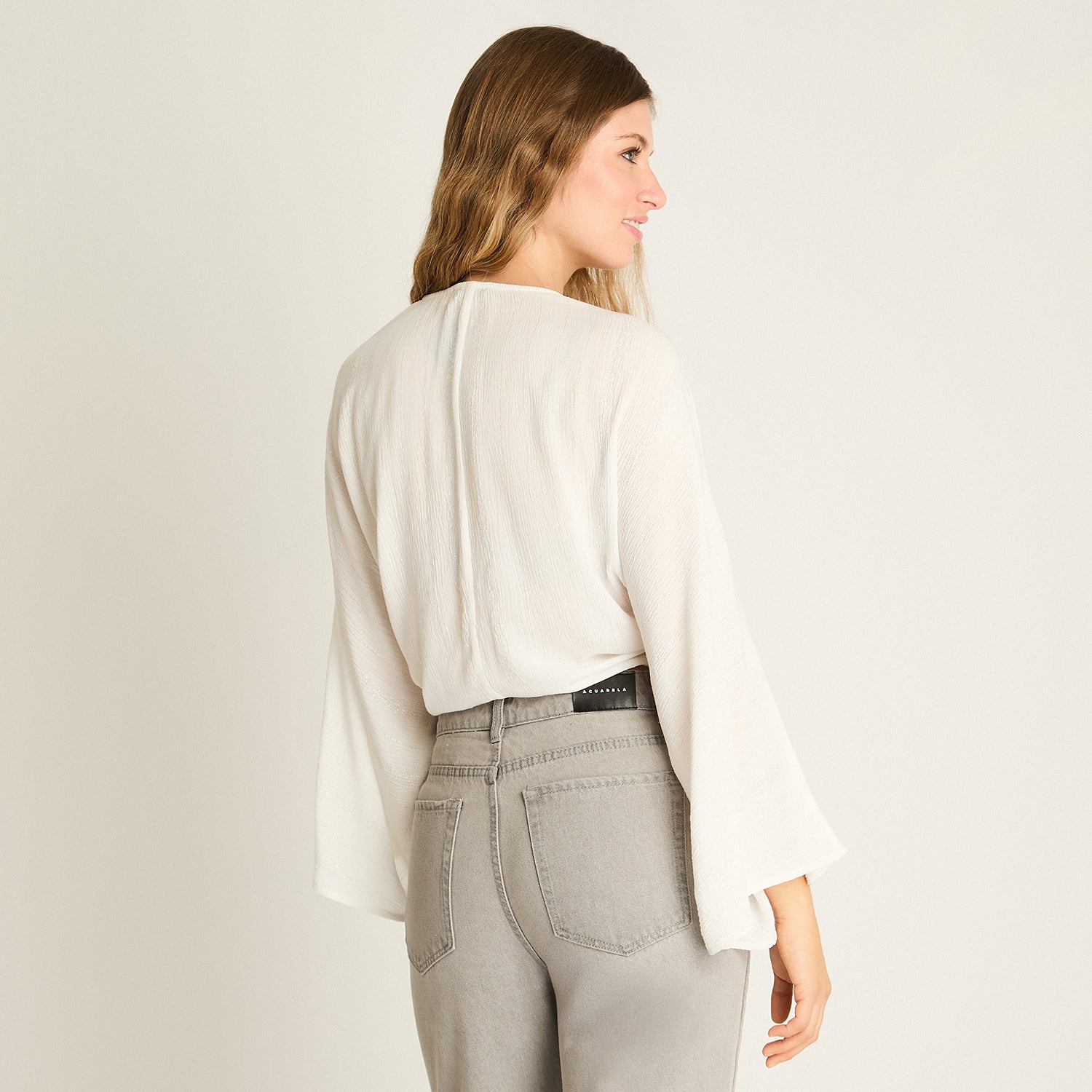 Blusa Crudo Amarre Frontal