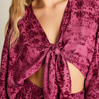 Blusa Rosa Tipo Peto Amarre - Lorenzo di Pontti