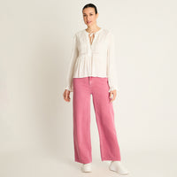 Blusa Crudo Bordado Romántico - Lorenzo di Pontti