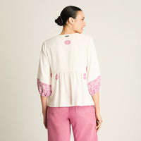 Blusa Crudo Diseño Étnico