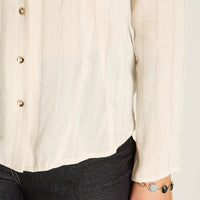 Blusa Arena Manga Larga Elasticidad Nula Sin Forro Calce Normal Tela Plano