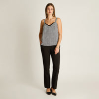 Blusa Crudo Sin Mangas Elasticidad Nula Sin Forro Calce Normal Tela Plano