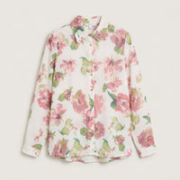 Blusa Manga Larga con Botones Rosado en plano