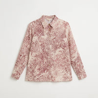 Blusa Manga Larga con Botones Rojo en plano