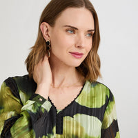 Blusa Print Frontal Verde